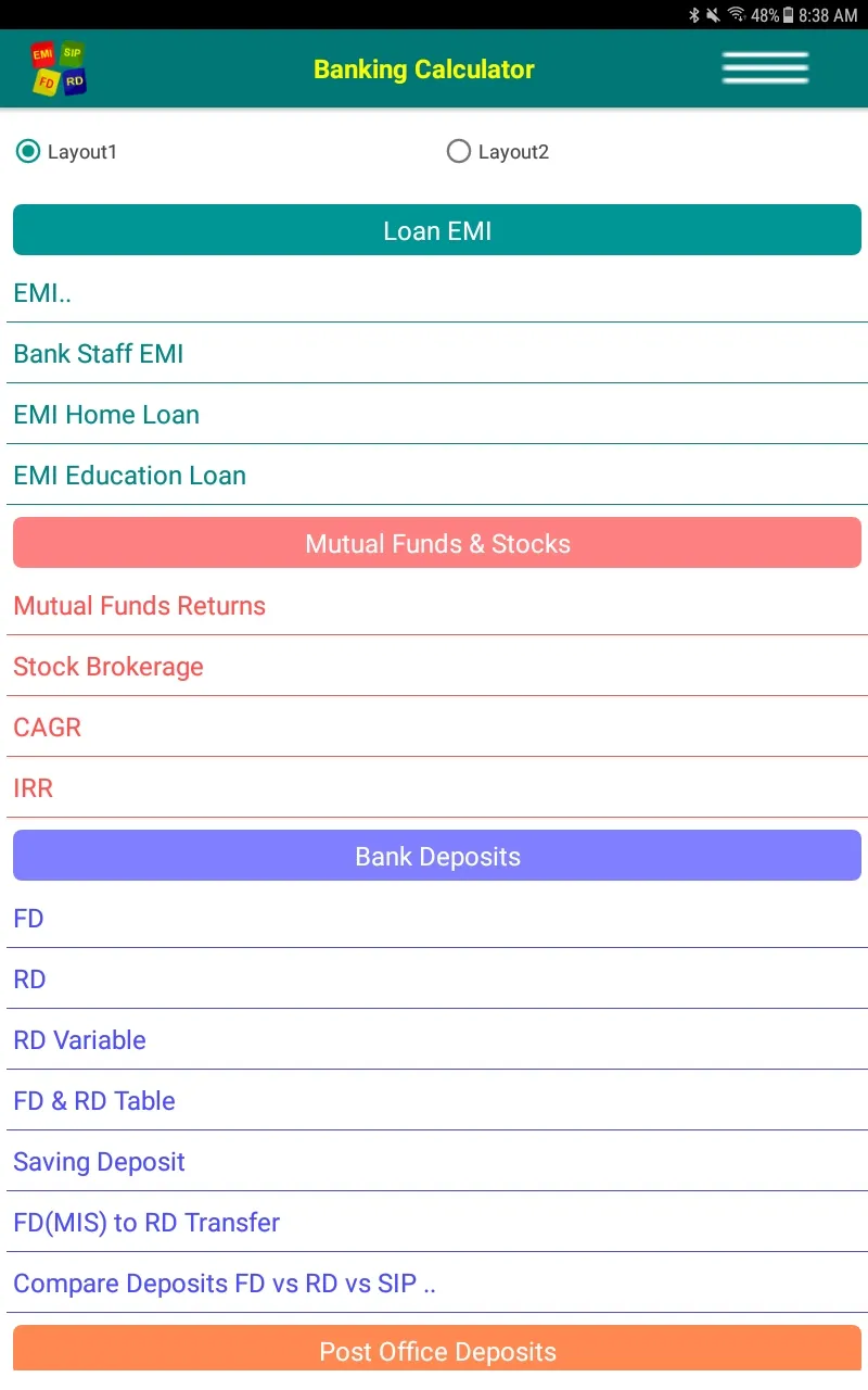 Banking Calculator | Indus Appstore | Screenshot