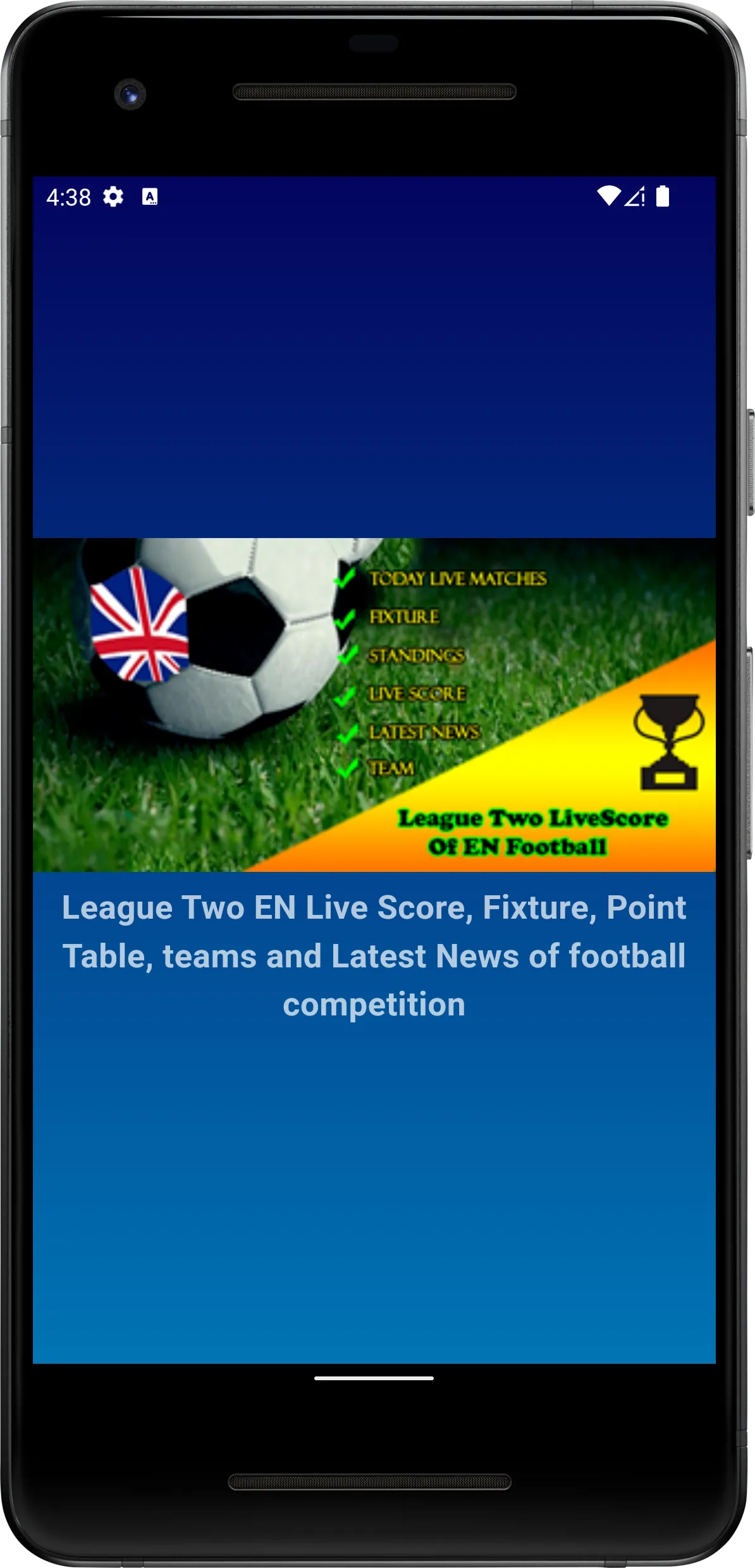 League Two Football LiveScore | Indus Appstore | Screenshot