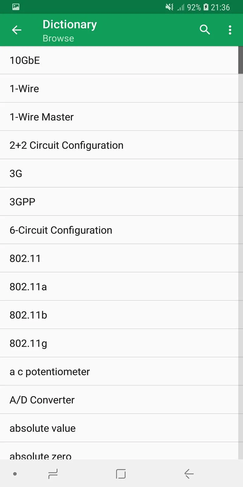 Electrical Dictionary Offline | Indus Appstore | Screenshot