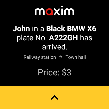 maxim — order a taxi & food | Indus Appstore | Screenshot