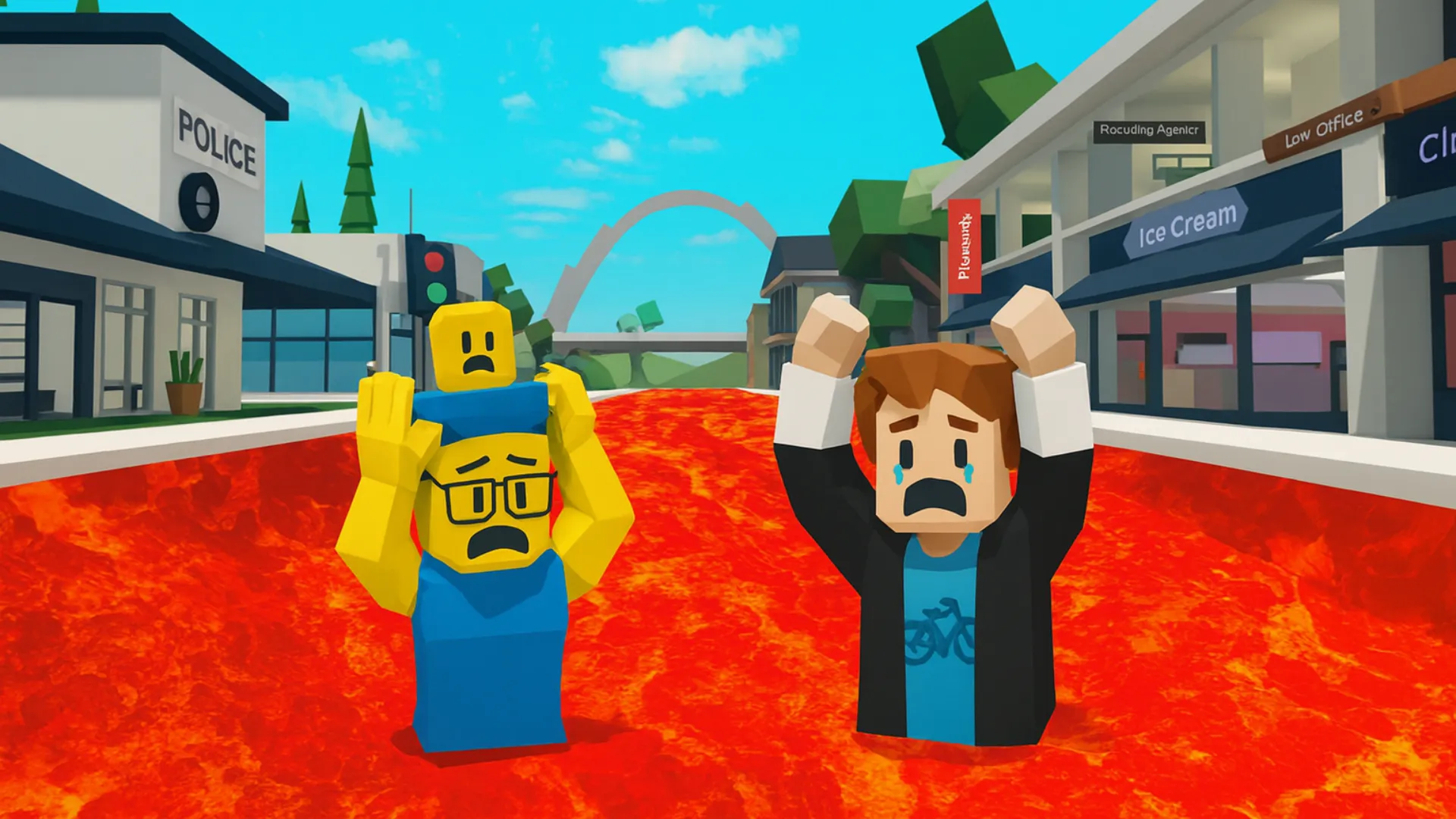 Obby Lava Mod: Parkour Race | Indus Appstore | Screenshot