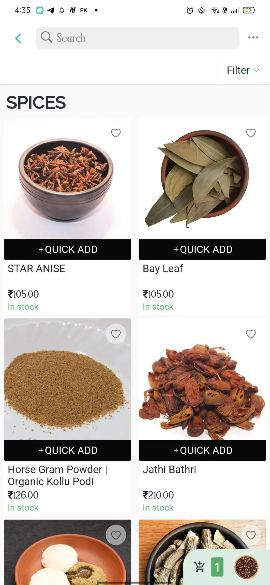 Ulamart Organic Online Shop | Indus Appstore | Screenshot