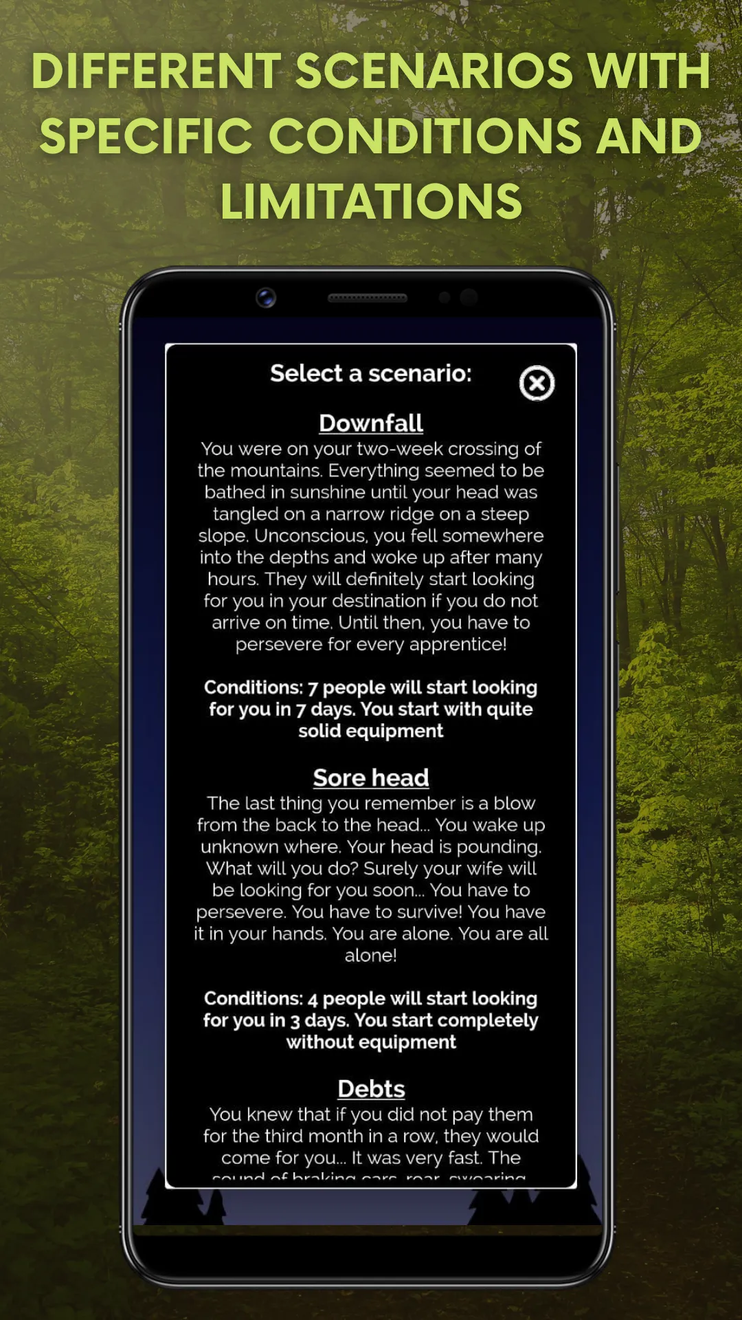 Alone (survival simulator) | Indus Appstore | Screenshot