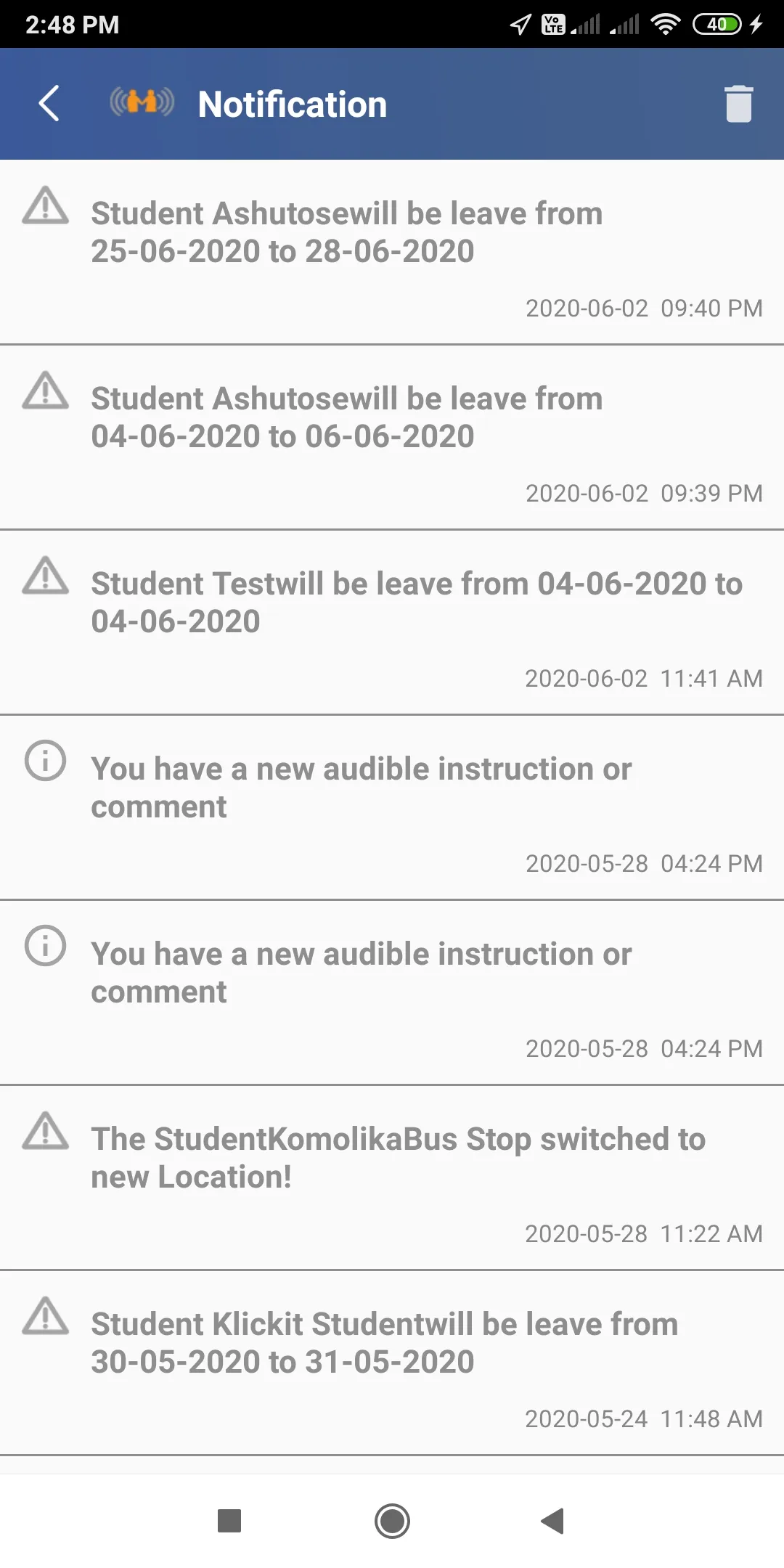 Driver Console SafeStudent | Indus Appstore | Screenshot