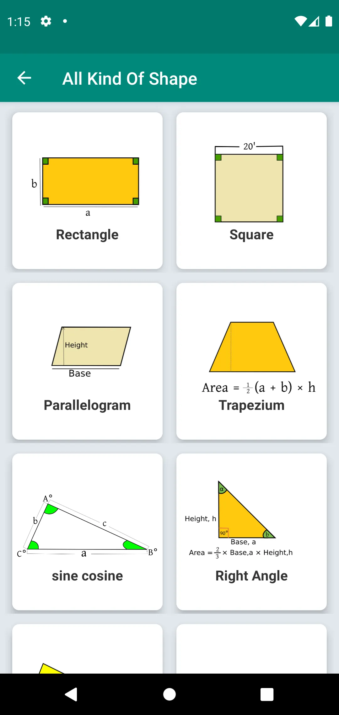 Calculator For Land: All Shape | Indus Appstore | Screenshot