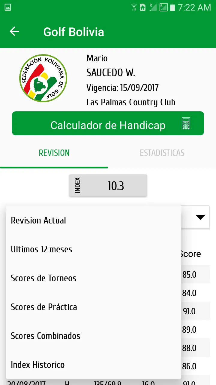 Bolivia Golf Federation | Indus Appstore | Screenshot