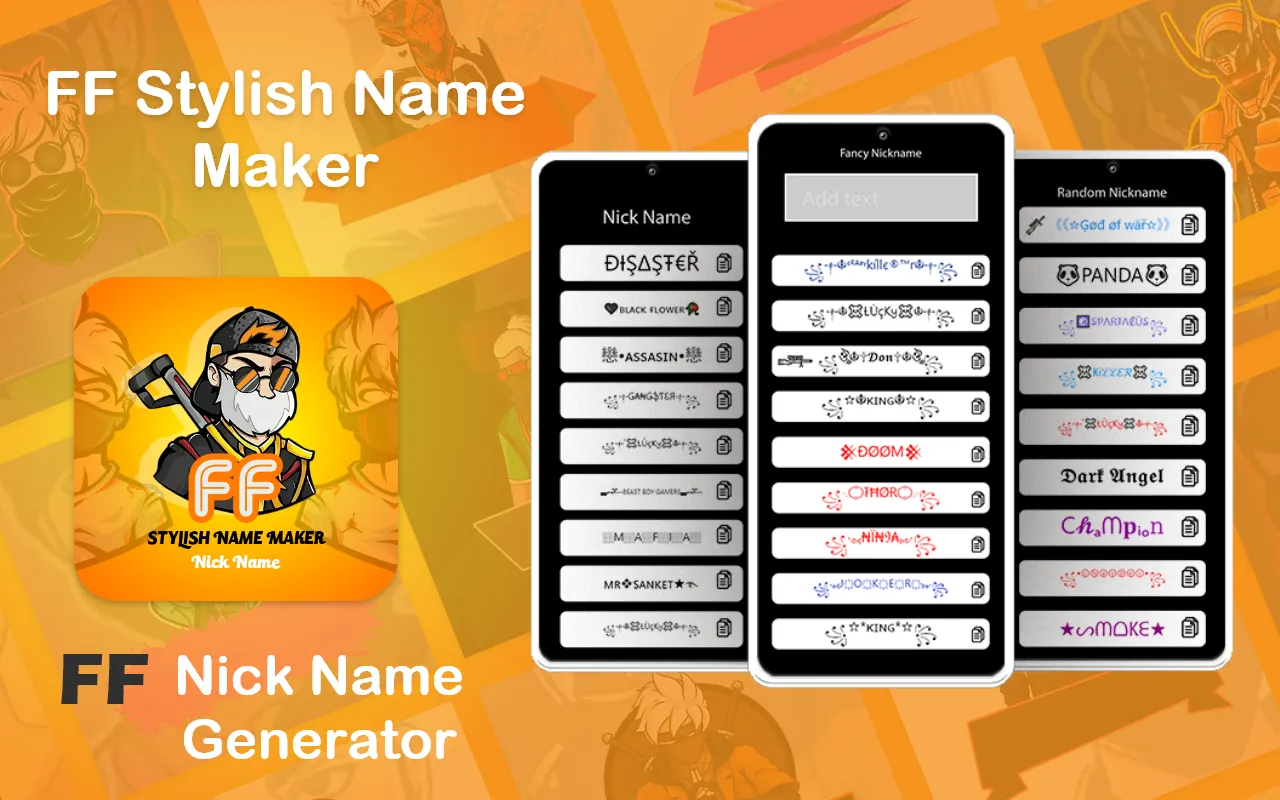 ff Stylish Name Maker | Indus Appstore | Screenshot