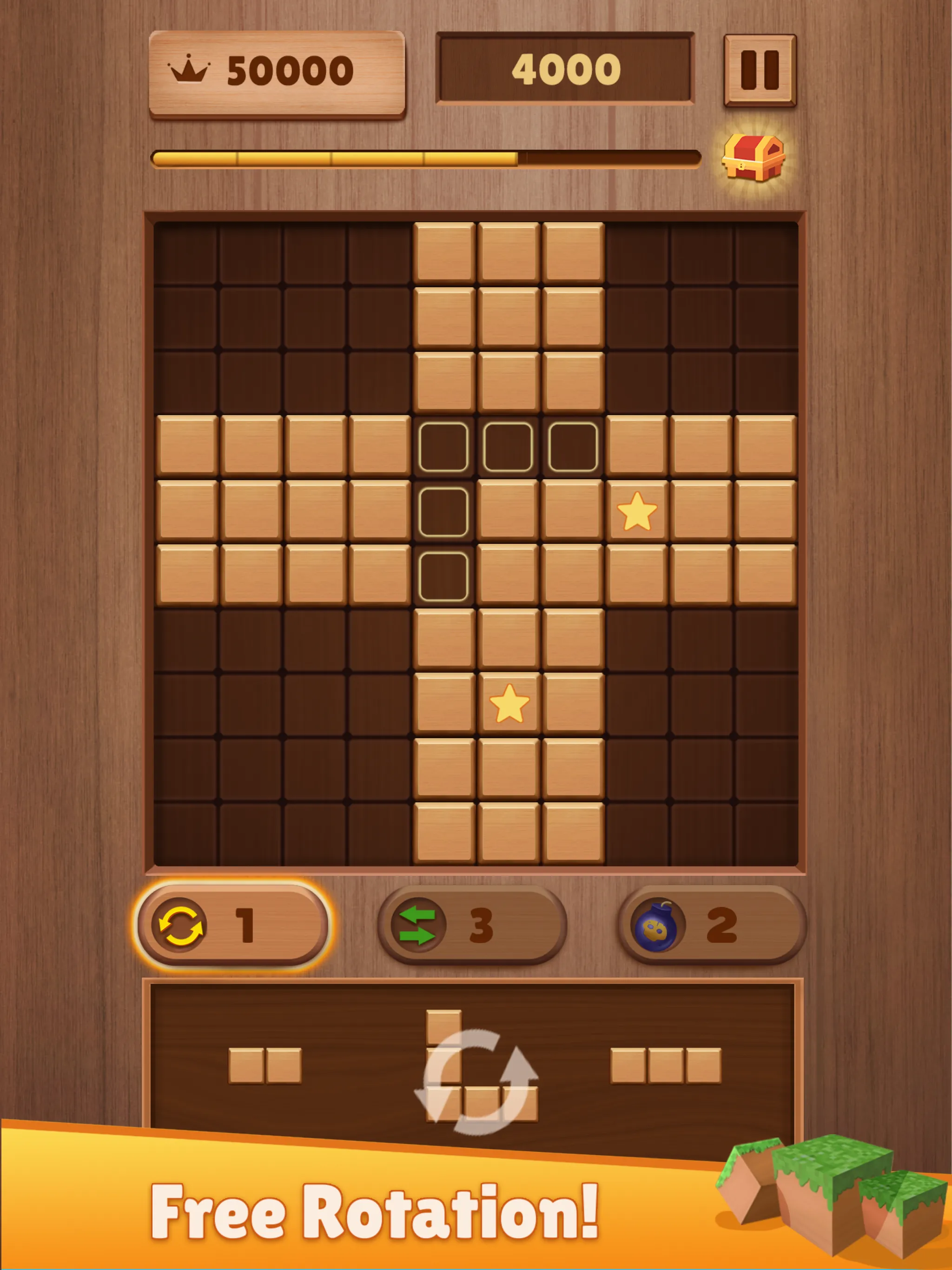 Wood Block Puzzle | Indus Appstore | Screenshot