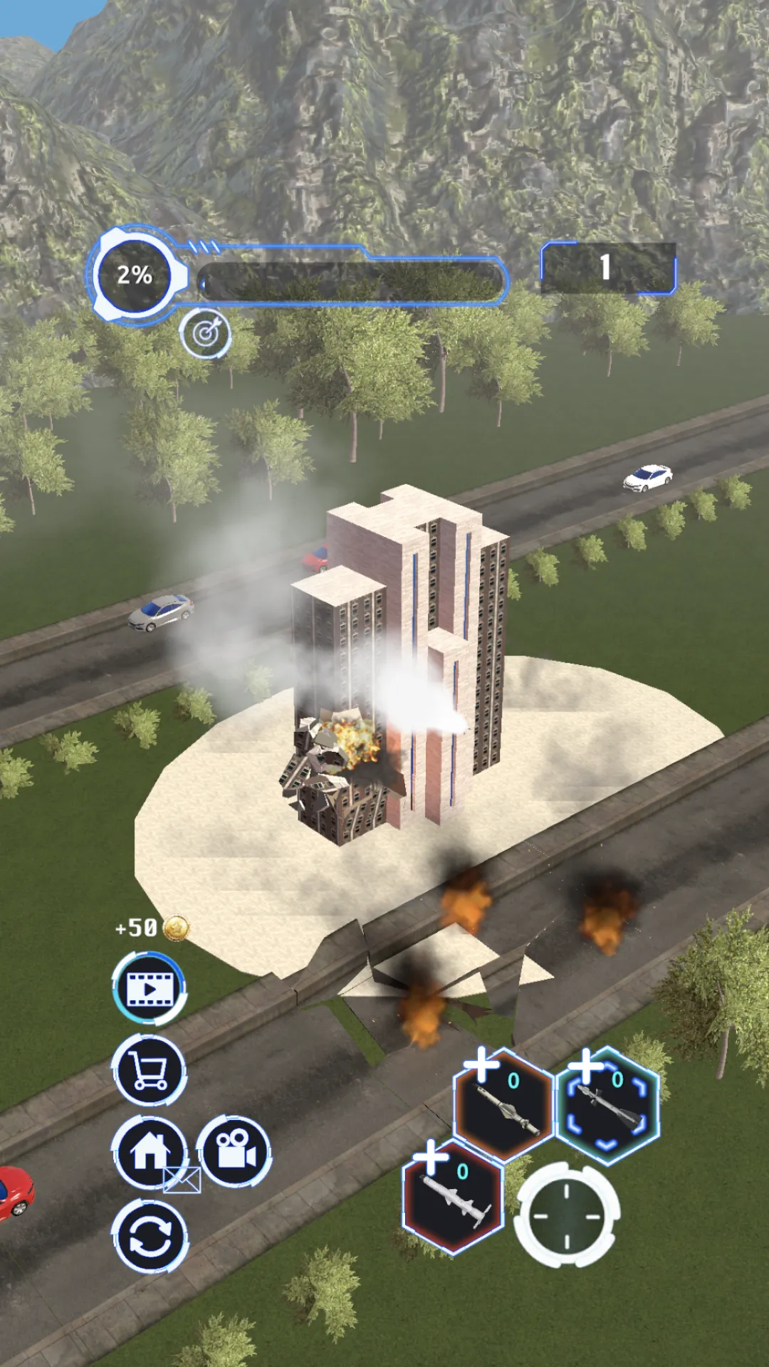 City Demolish: Rocket Smash! | Indus Appstore | Screenshot