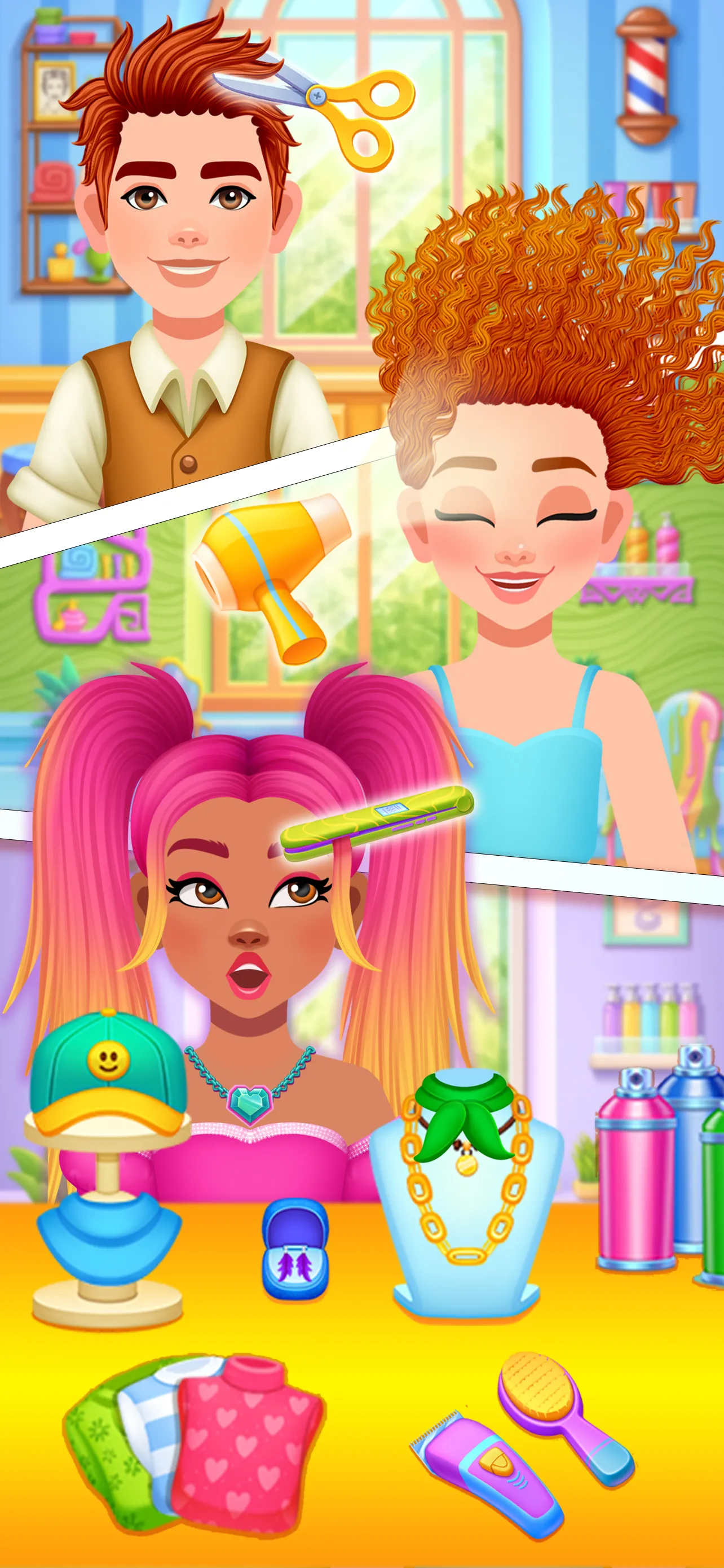 Hair Salon Games For Kids | Indus Appstore | Screenshot