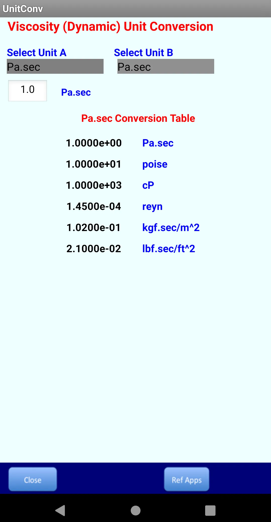 Engineering Unit Conversion | Indus Appstore | Screenshot