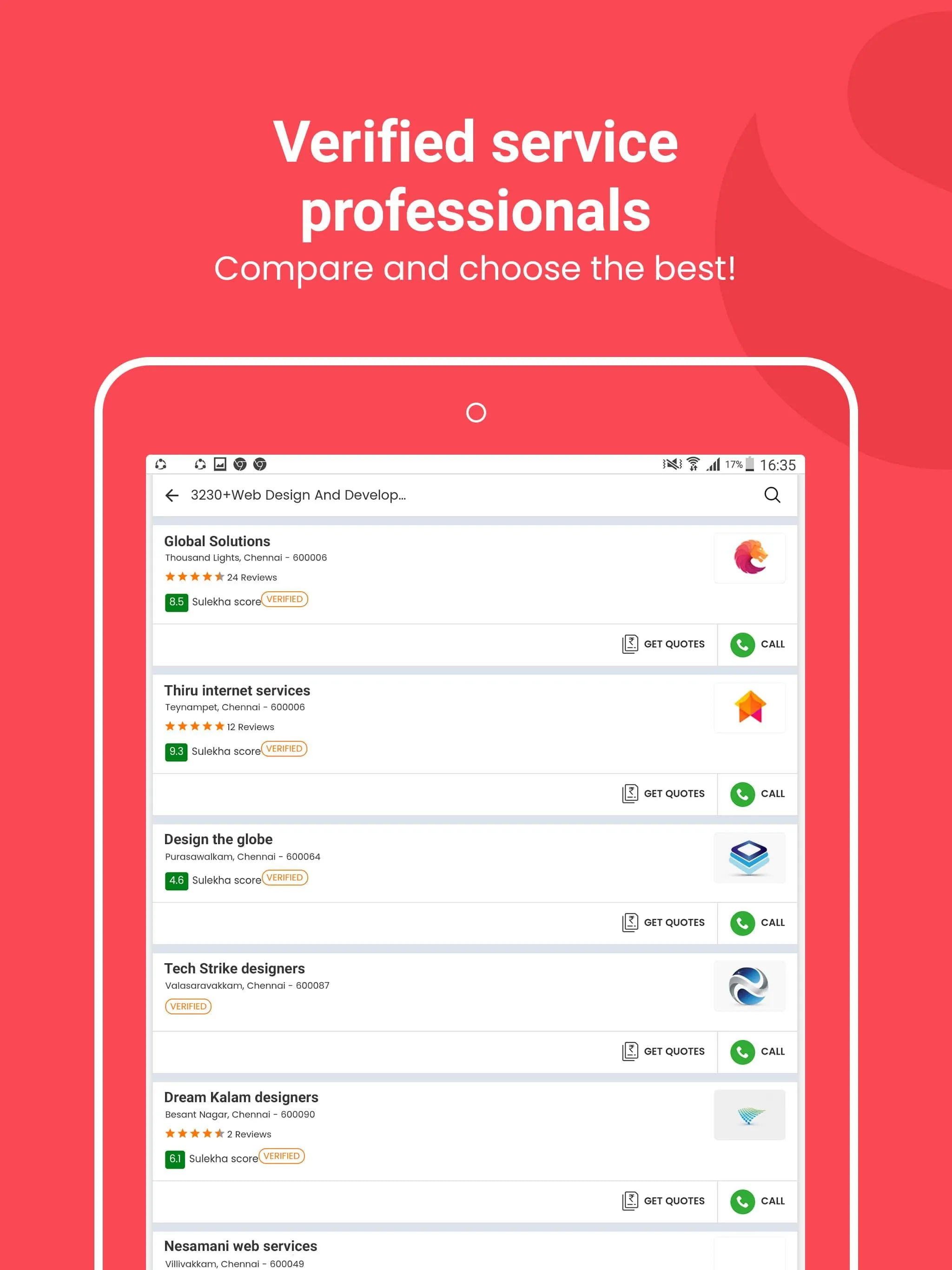 Sulekha: Hire Local Experts | Indus Appstore | Screenshot