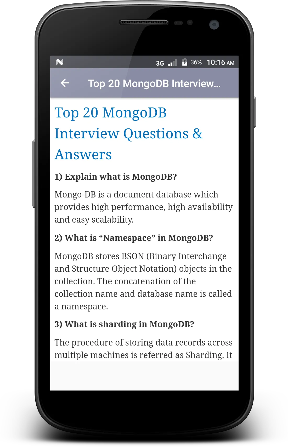 MongoDB Database | Indus Appstore | Screenshot