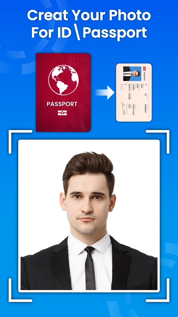 Passport Size Photo ID Maker | Indus Appstore | Screenshot