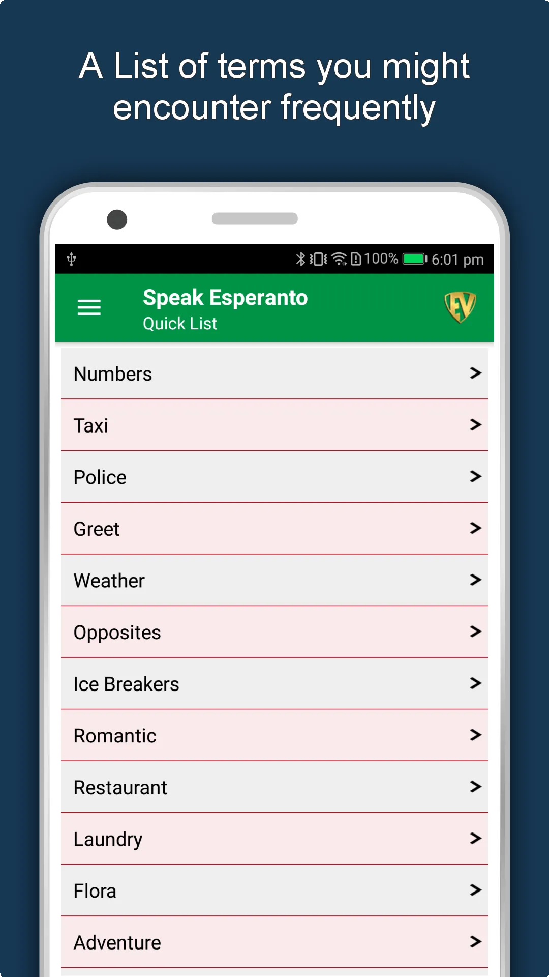 Speak Esperanto : Learn Espera | Indus Appstore | Screenshot