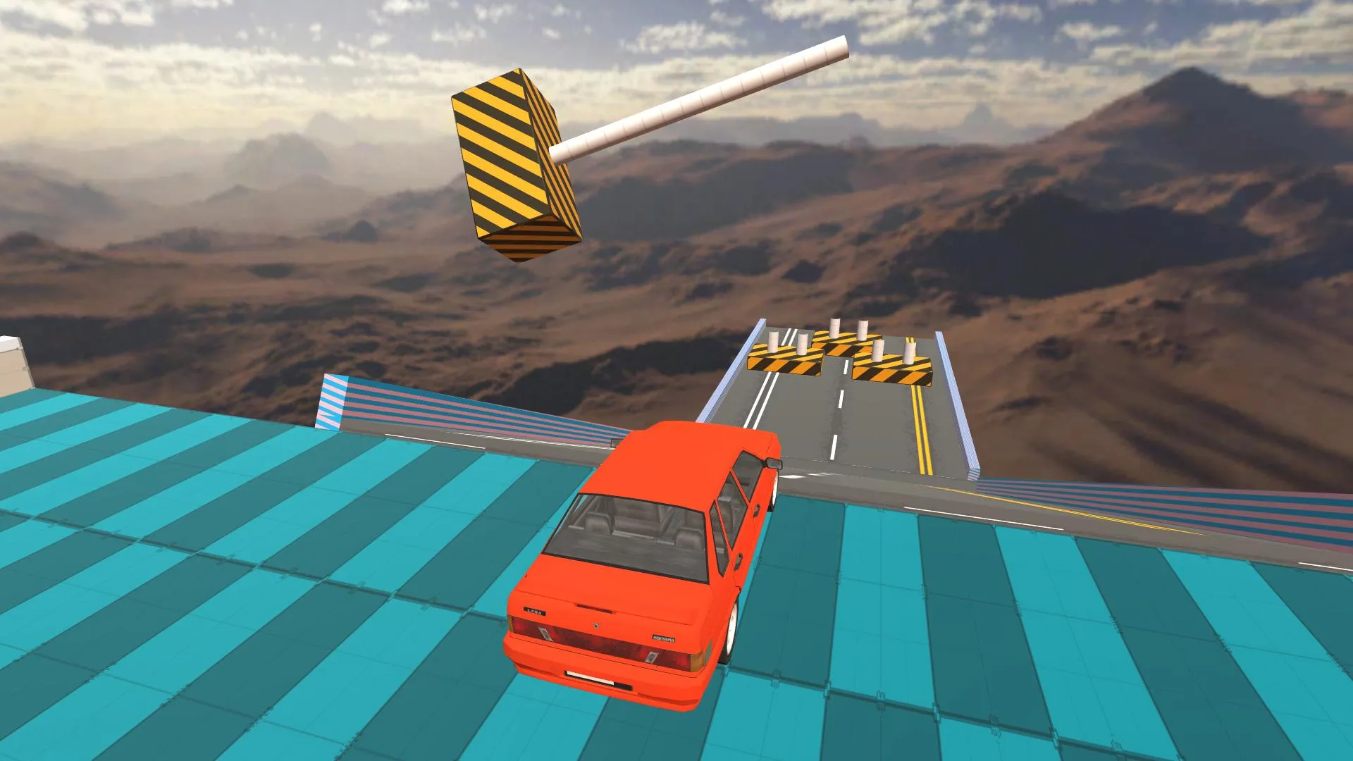 Car Crash Stunt ramp: Spusk 3D | Indus Appstore | Screenshot