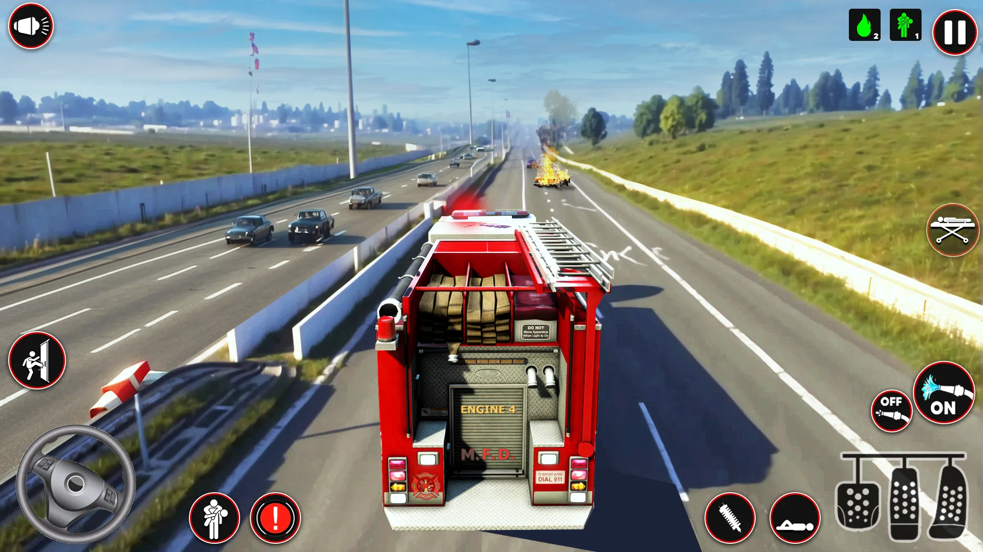 Fire Truck Sim: Truck Games | Indus Appstore | Screenshot