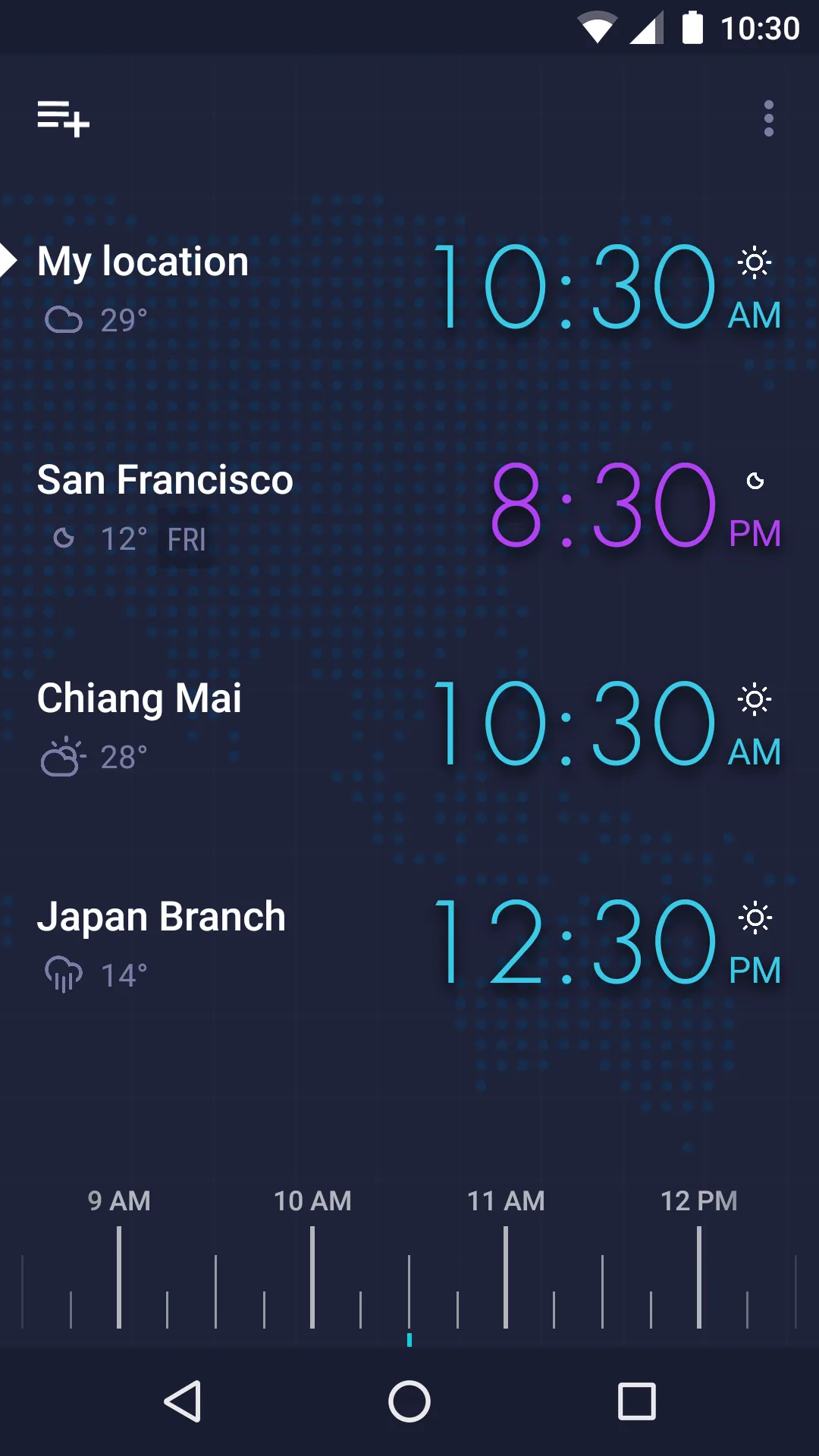 GLOBE: World clock and widget | Indus Appstore | Screenshot