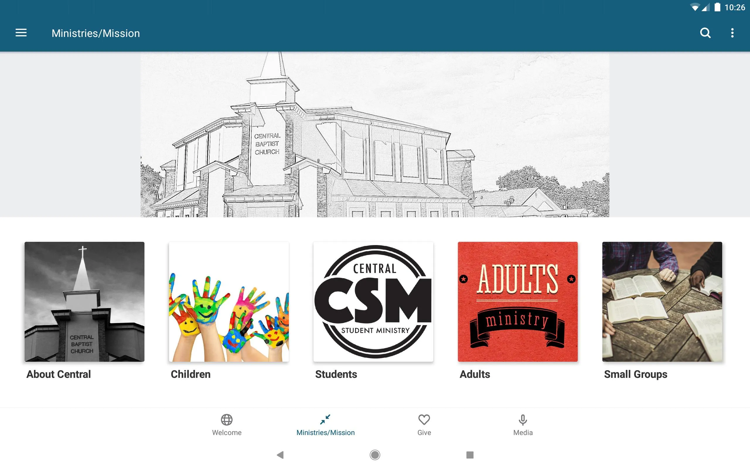 Central Baptist Church NLR, AR | Indus Appstore | Screenshot