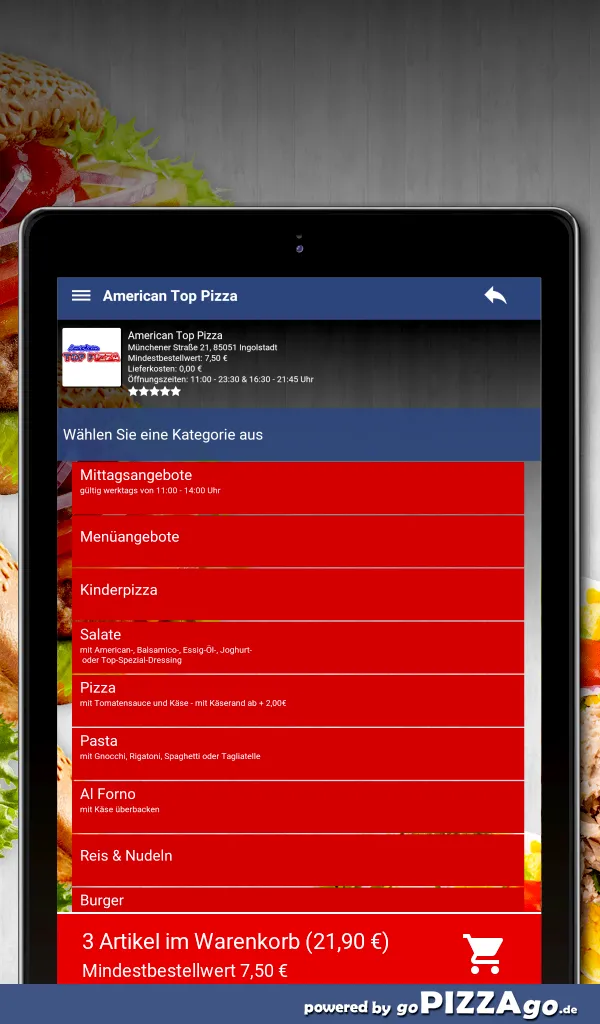 American Top Pizza Ingolstadt | Indus Appstore | Screenshot