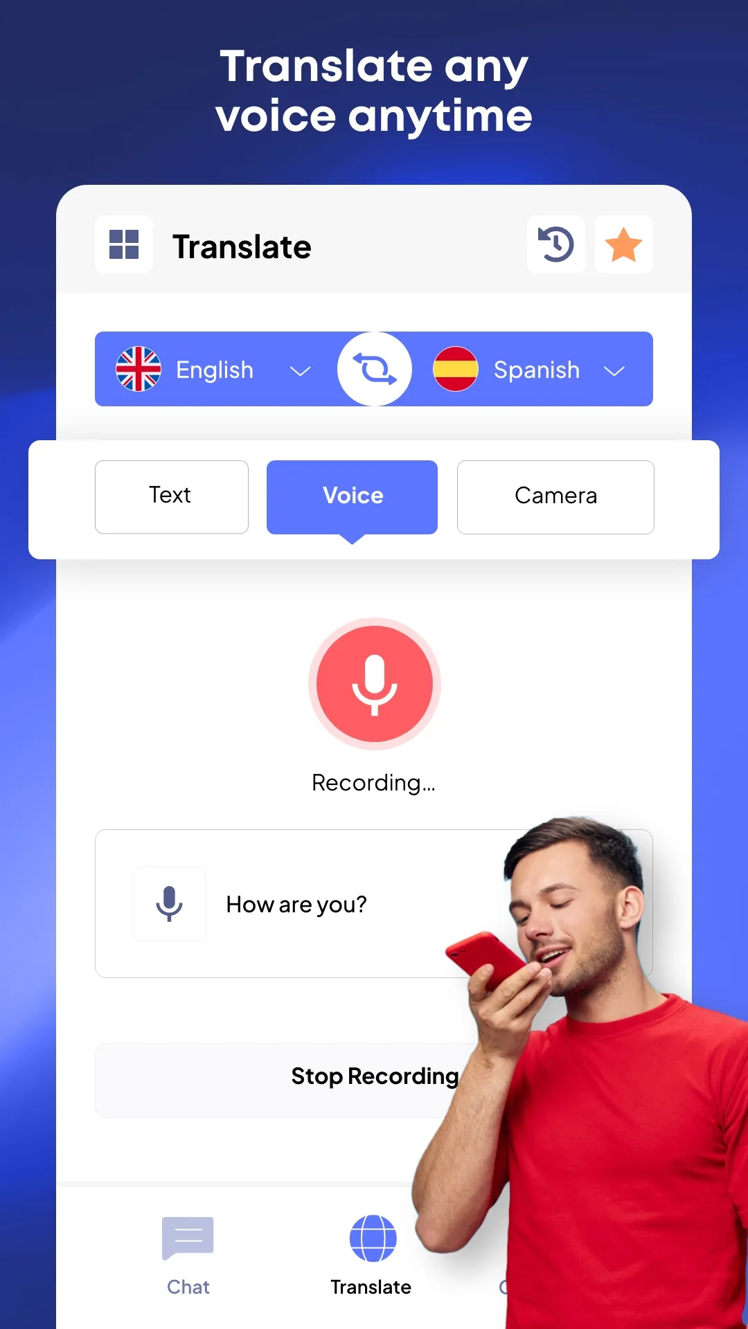 Translate App Voice Translator | Indus Appstore | Screenshot