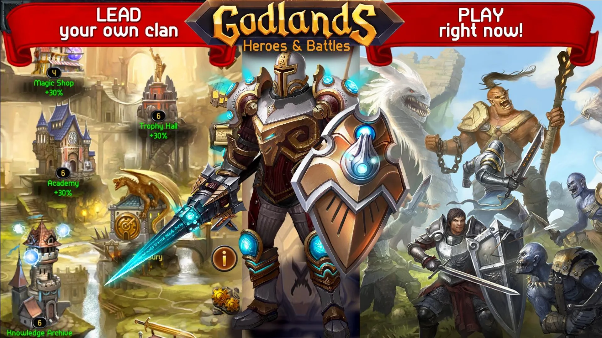 Godlands RPG - Fight for Thron | Indus Appstore | Screenshot