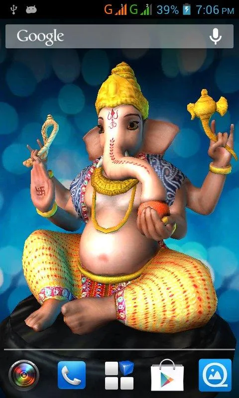 3D Ganesh Live Wallpaper | Indus Appstore | Screenshot