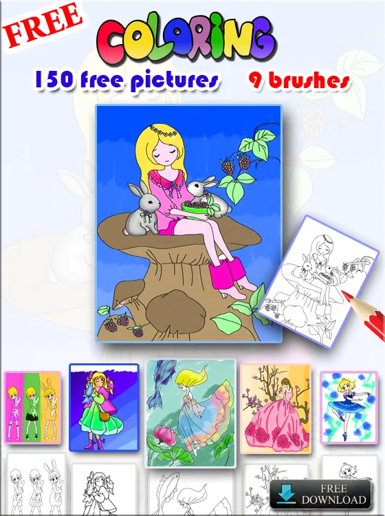 Princess Coloring Book | Indus Appstore | Screenshot