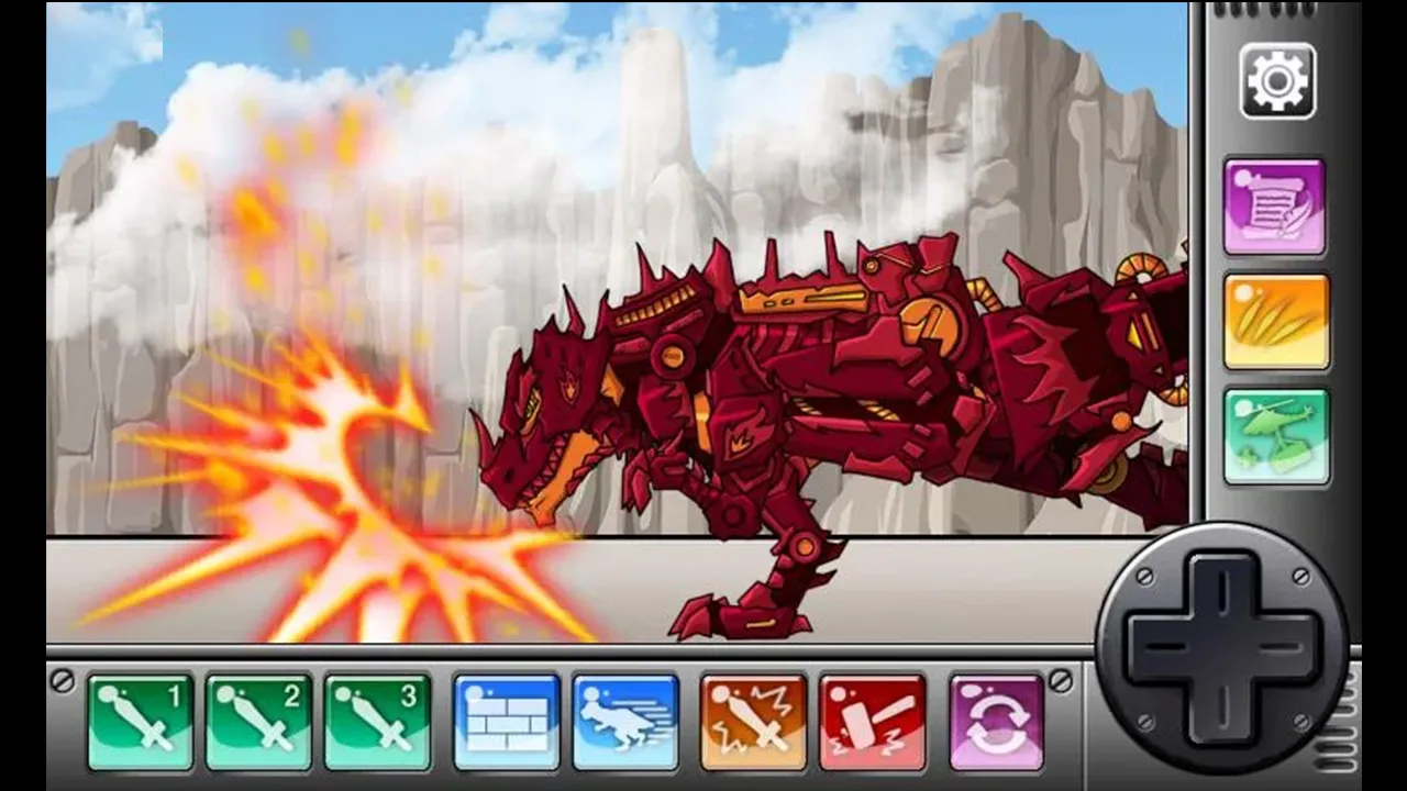 Fire Tyrannosaurus- Dino Robot | Indus Appstore | Screenshot