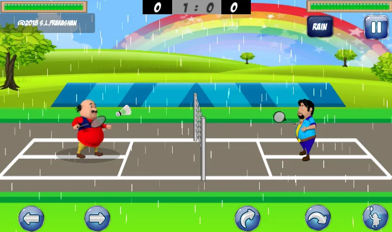 Motu Patlu Badminton | Indus Appstore | Screenshot