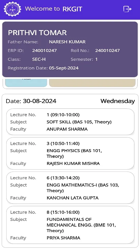 RKGIT Mobile App | Indus Appstore | Screenshot