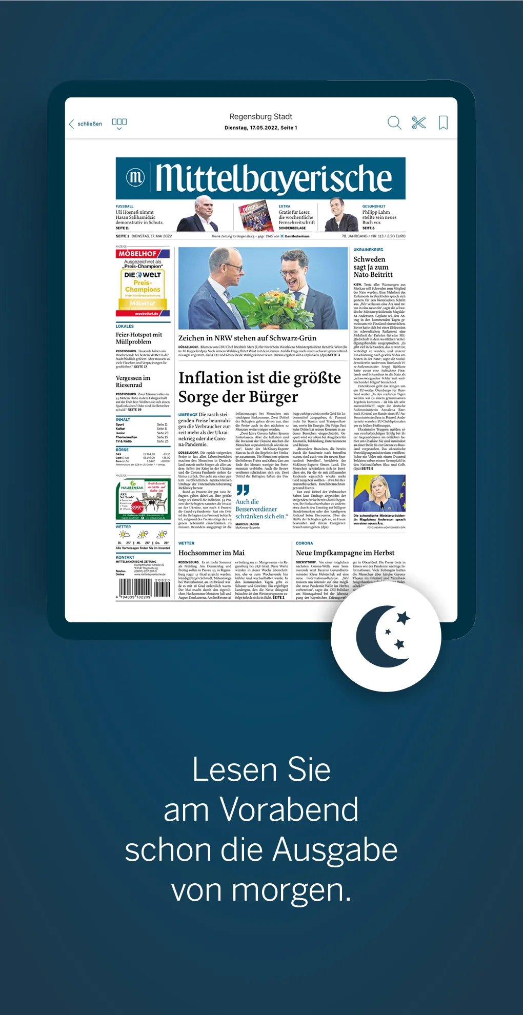 Mittelbayerische ePaper | Indus Appstore | Screenshot