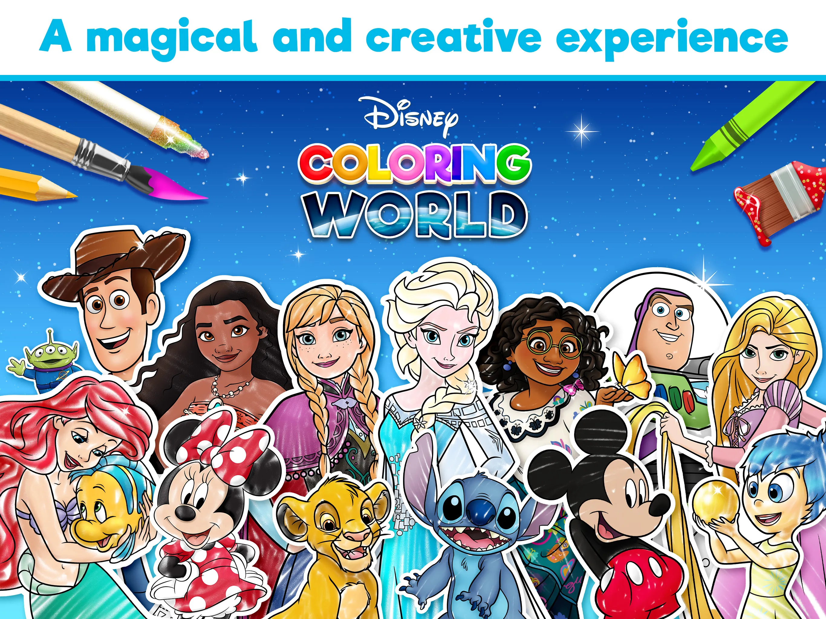 Disney Coloring World | Indus Appstore | Screenshot