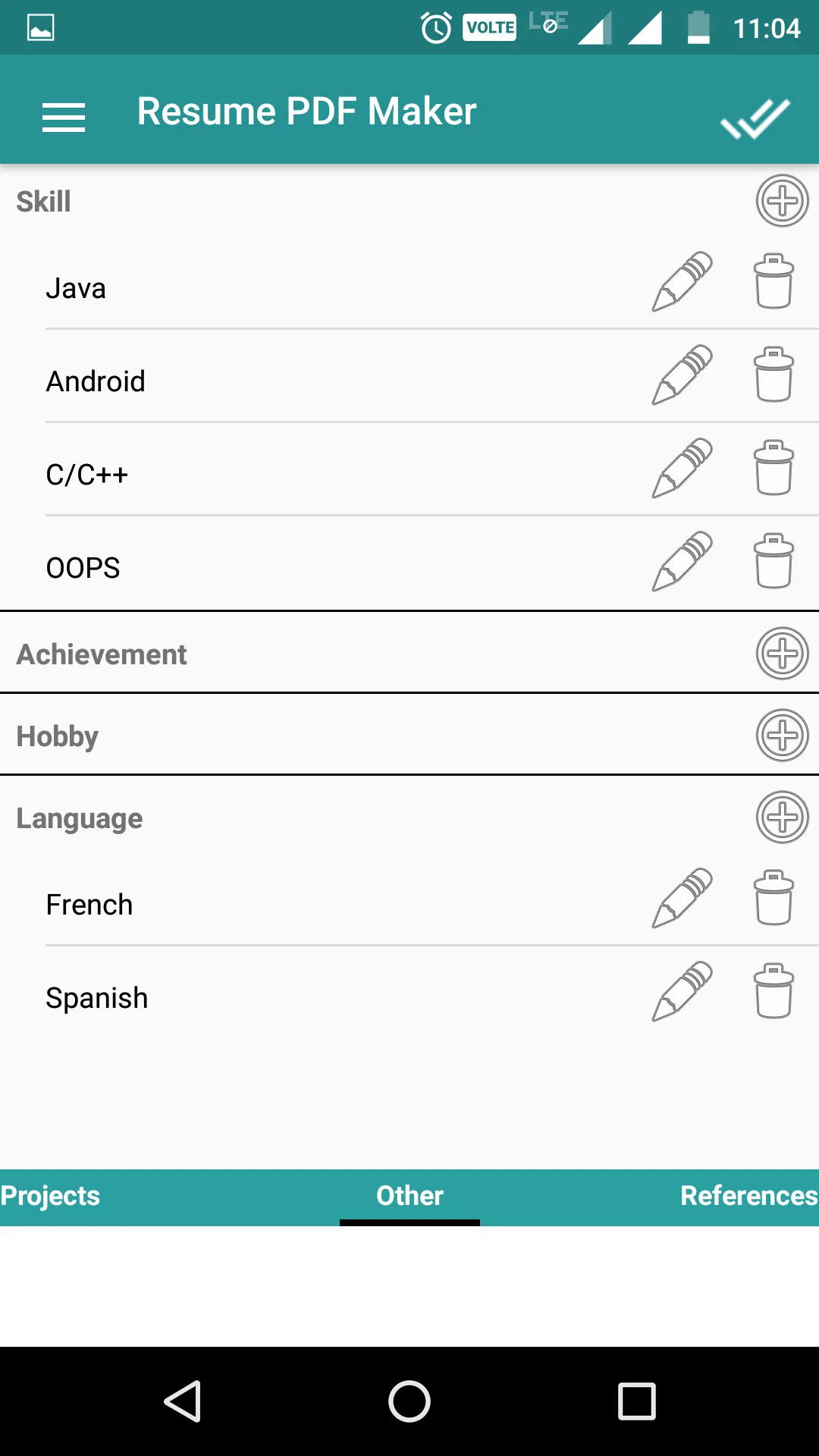 Resume PDF Maker / CV Builder | Indus Appstore | Screenshot