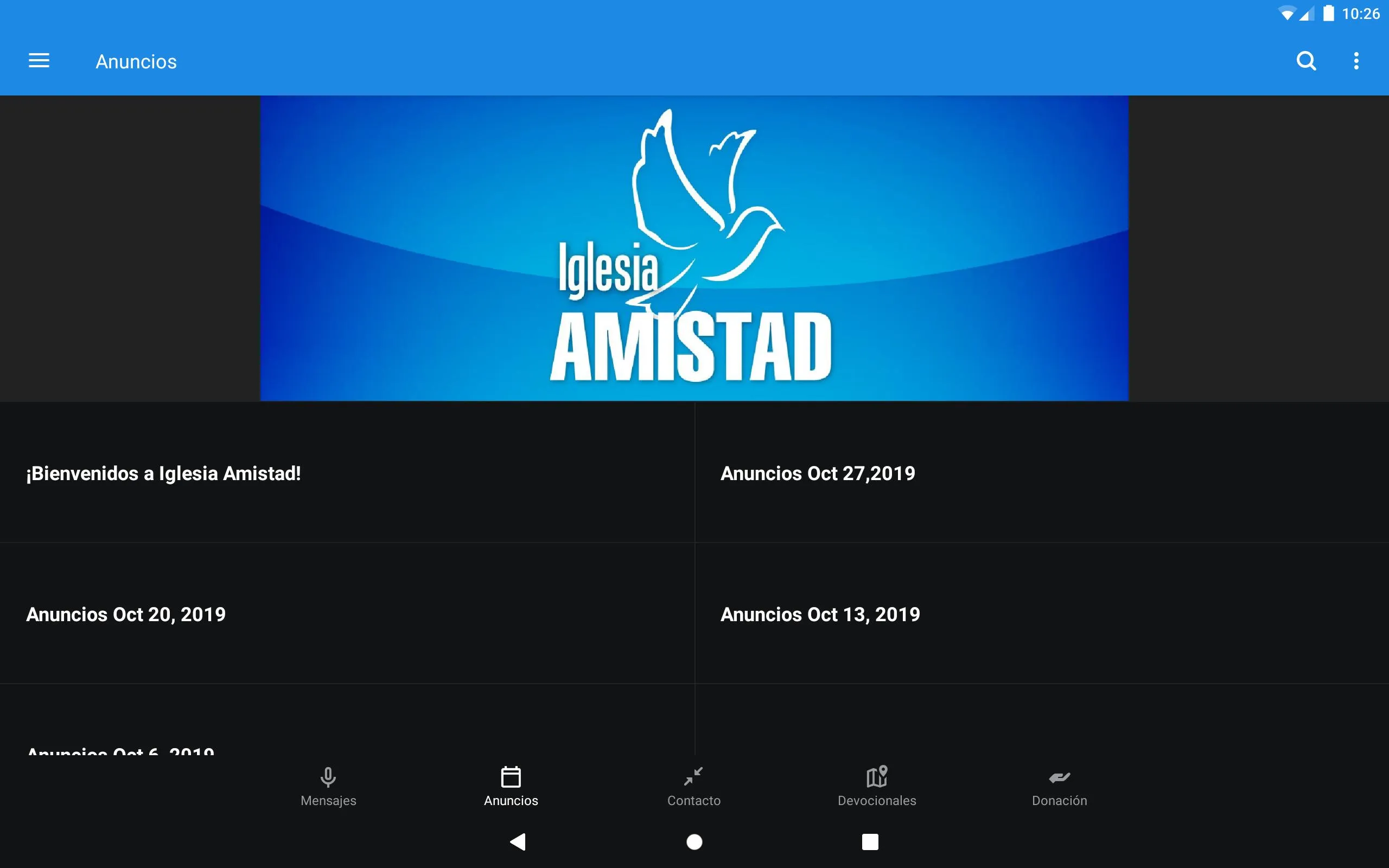 Iglesia Amistad | Indus Appstore | Screenshot