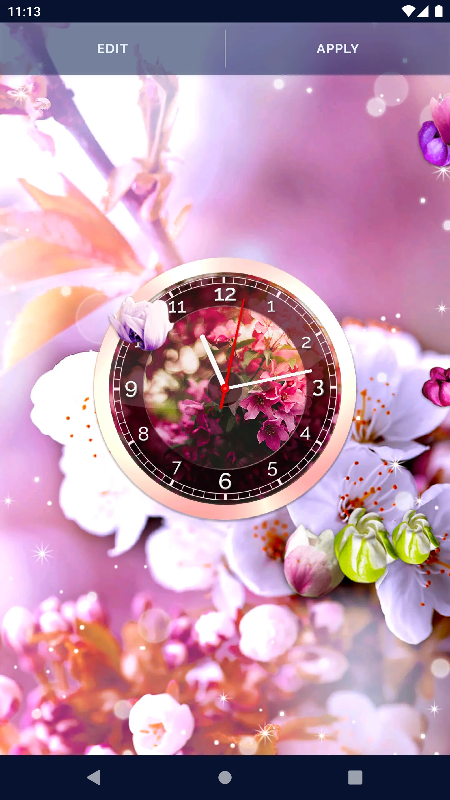 Flower Clocks Wallpapers | Indus Appstore | Screenshot