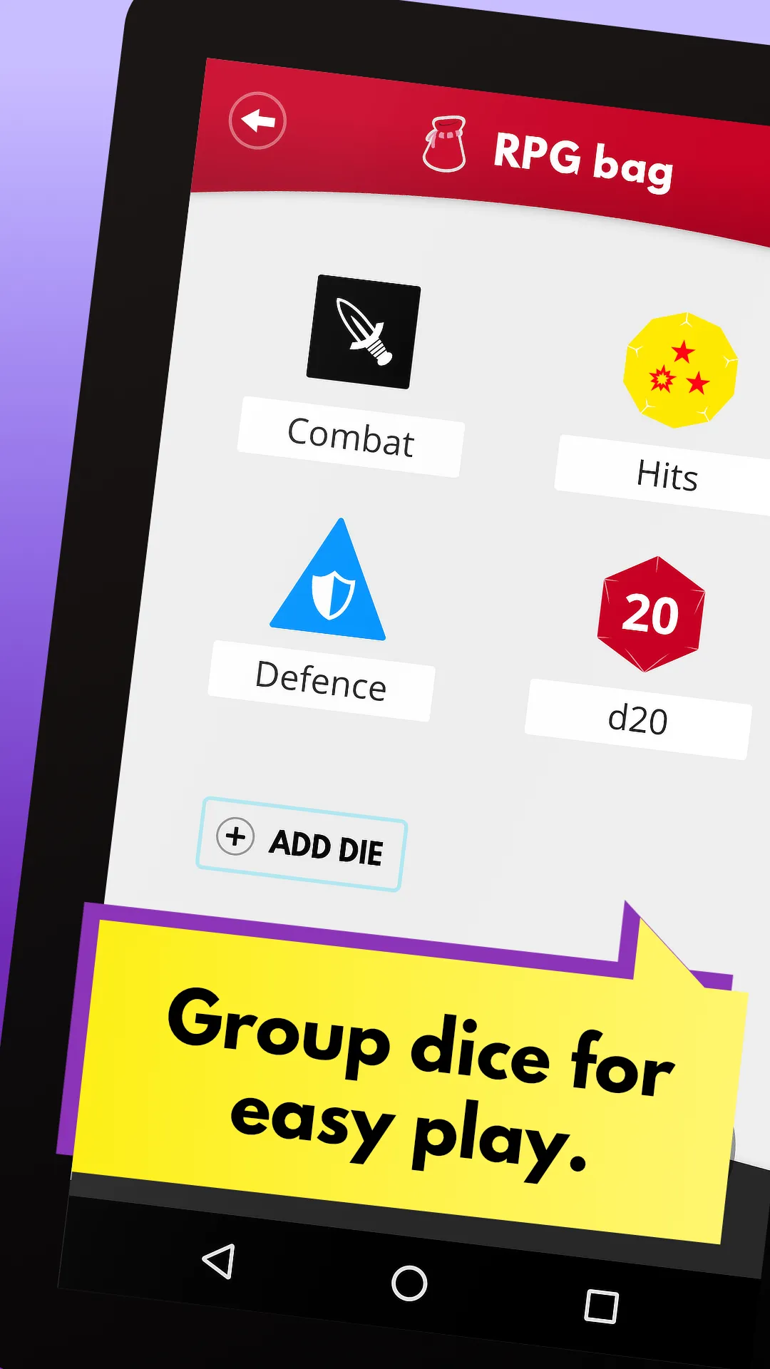 Roll My Dice: Custom Dice | Indus Appstore | Screenshot