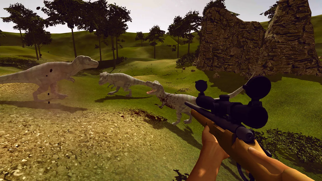 Dino Down: A Sniper's Odyssey | Indus Appstore | Screenshot