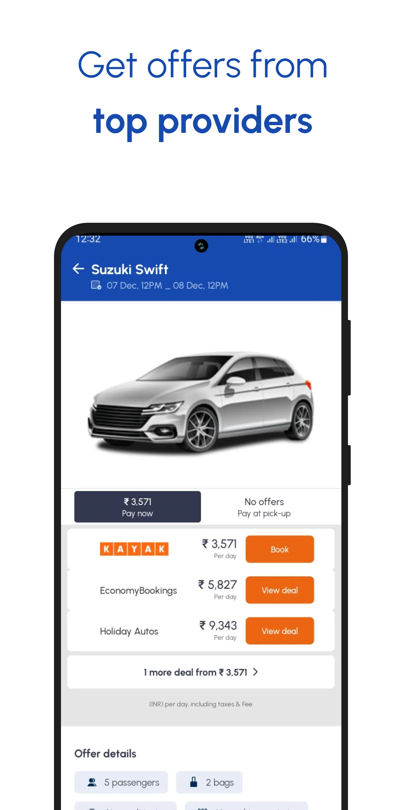 Rent a Car・Cheap Rental Cars | Indus Appstore | Screenshot