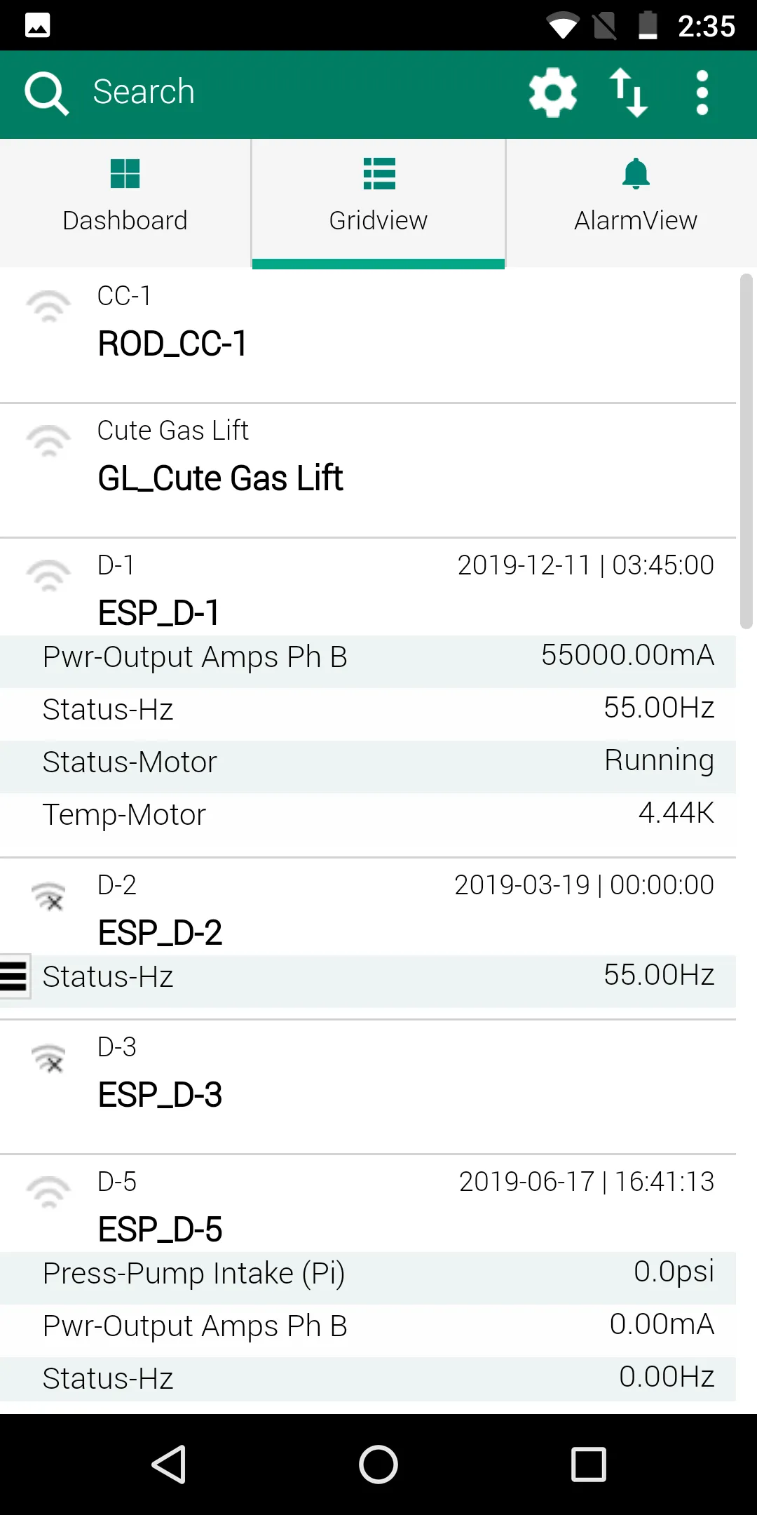 ProductionLink ALS Monitoring | Indus Appstore | Screenshot