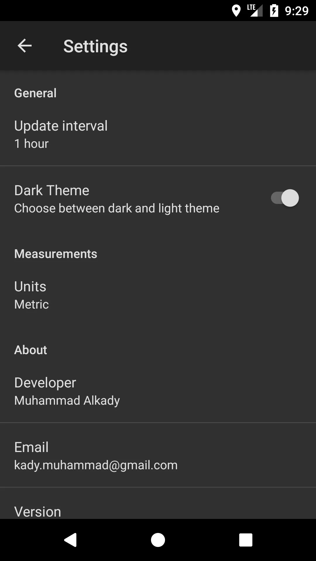 Dark Forecaster | Indus Appstore | Screenshot