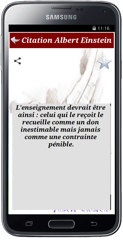 Citations de Albert Einstein | Indus Appstore | Screenshot