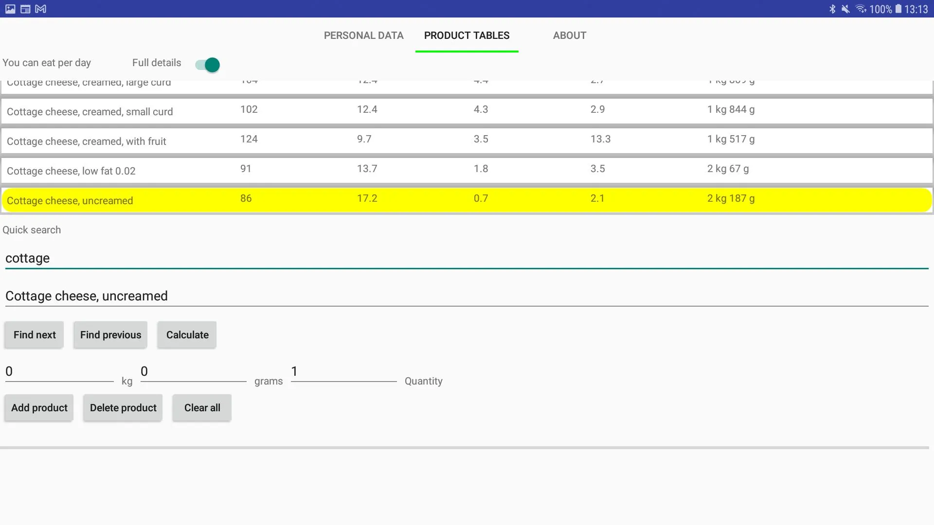 Calorie Calculator | Indus Appstore | Screenshot