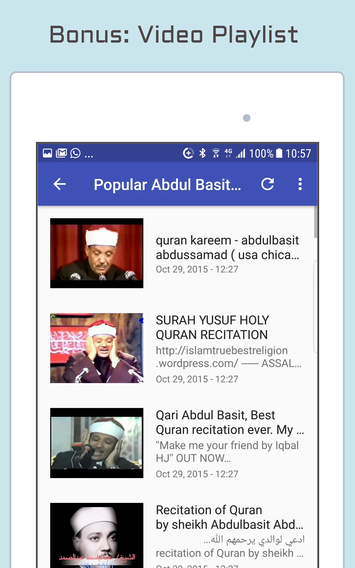 Audio Quran by Abdul Basit | Indus Appstore | Screenshot