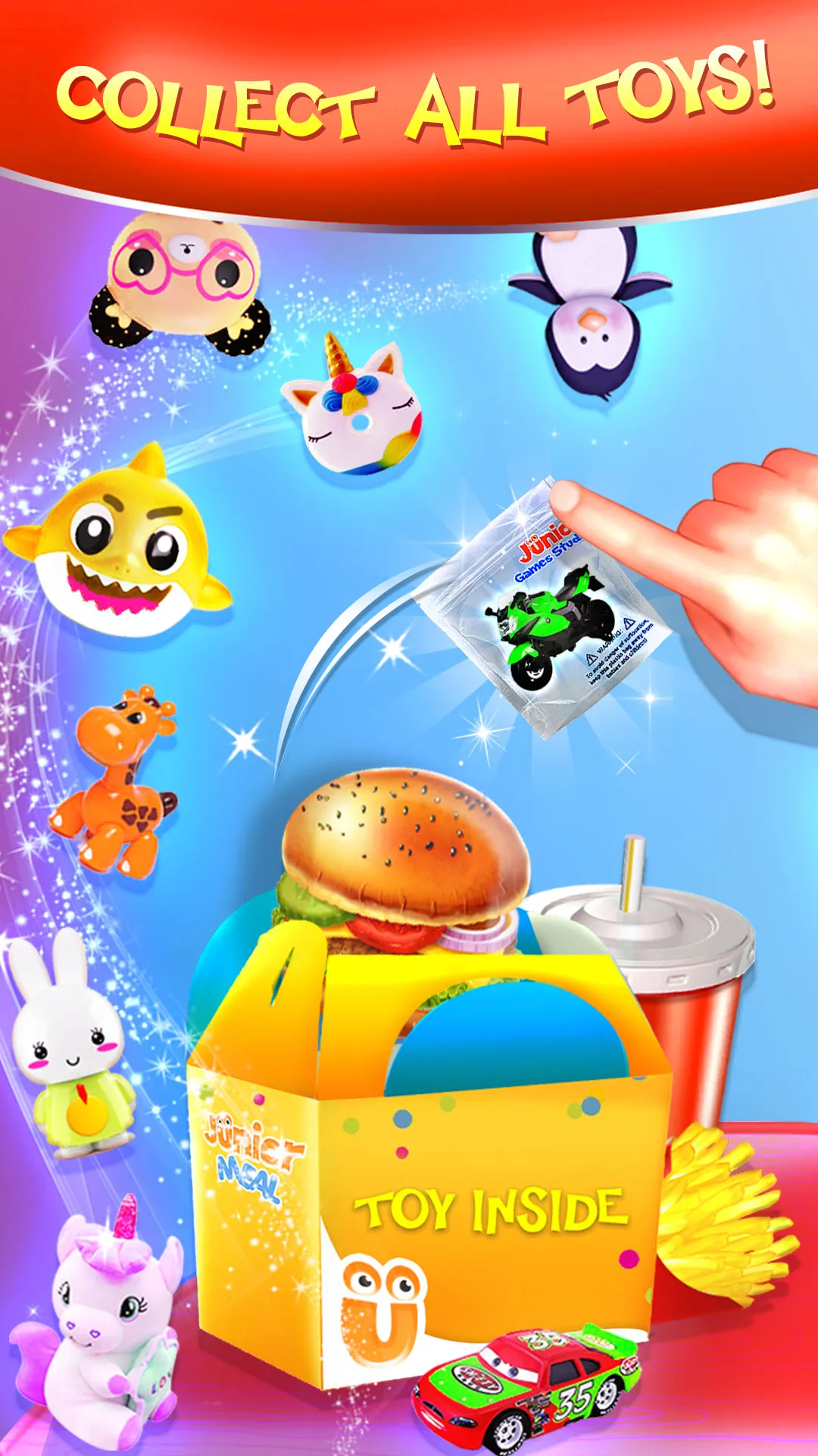 Happy Kids Meal - Burger Game | Indus Appstore | Screenshot