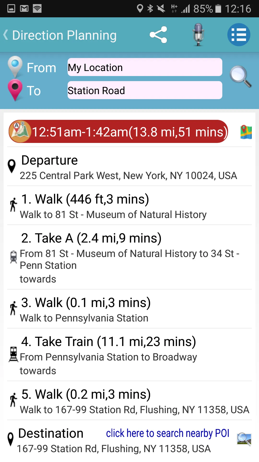 NYC New York Bus Tracker | Indus Appstore | Screenshot