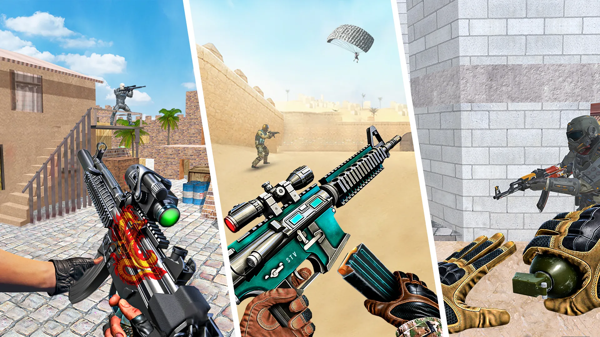 Gun Game 3d FPS Shooting Games | Indus Appstore | Screenshot