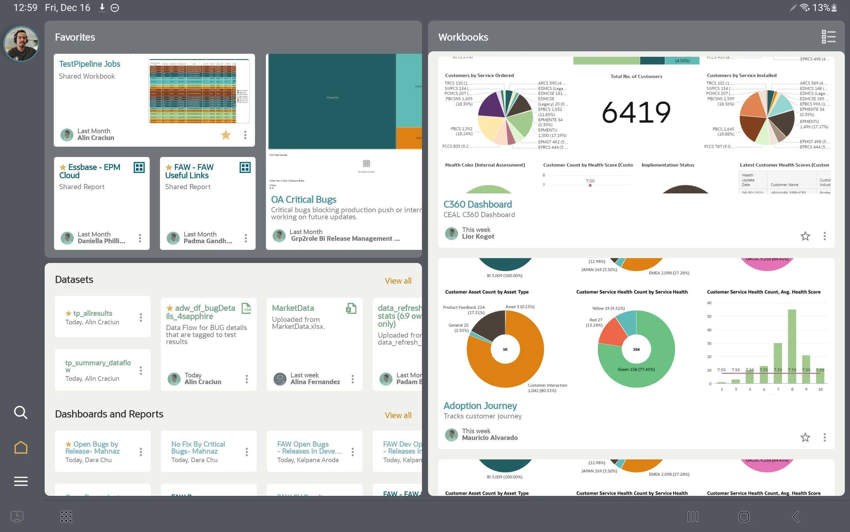 Oracle Analytics | Indus Appstore | Screenshot