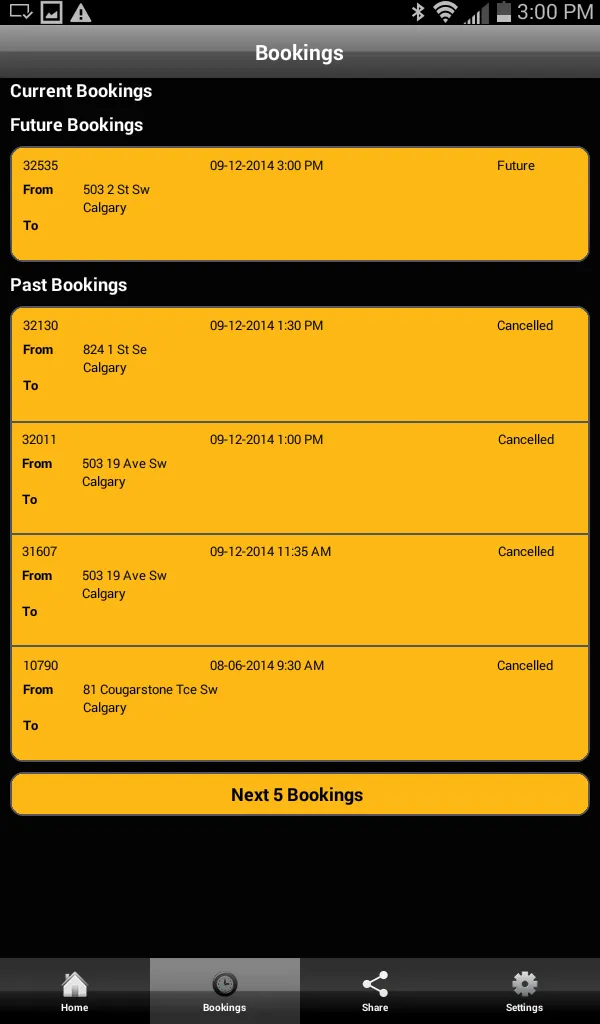 Checker Cabs Calgary | Indus Appstore | Screenshot