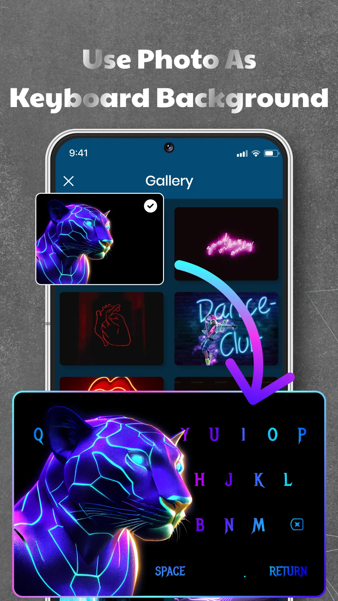 LED Keyboard: Colorful Backlit | Indus Appstore | Screenshot